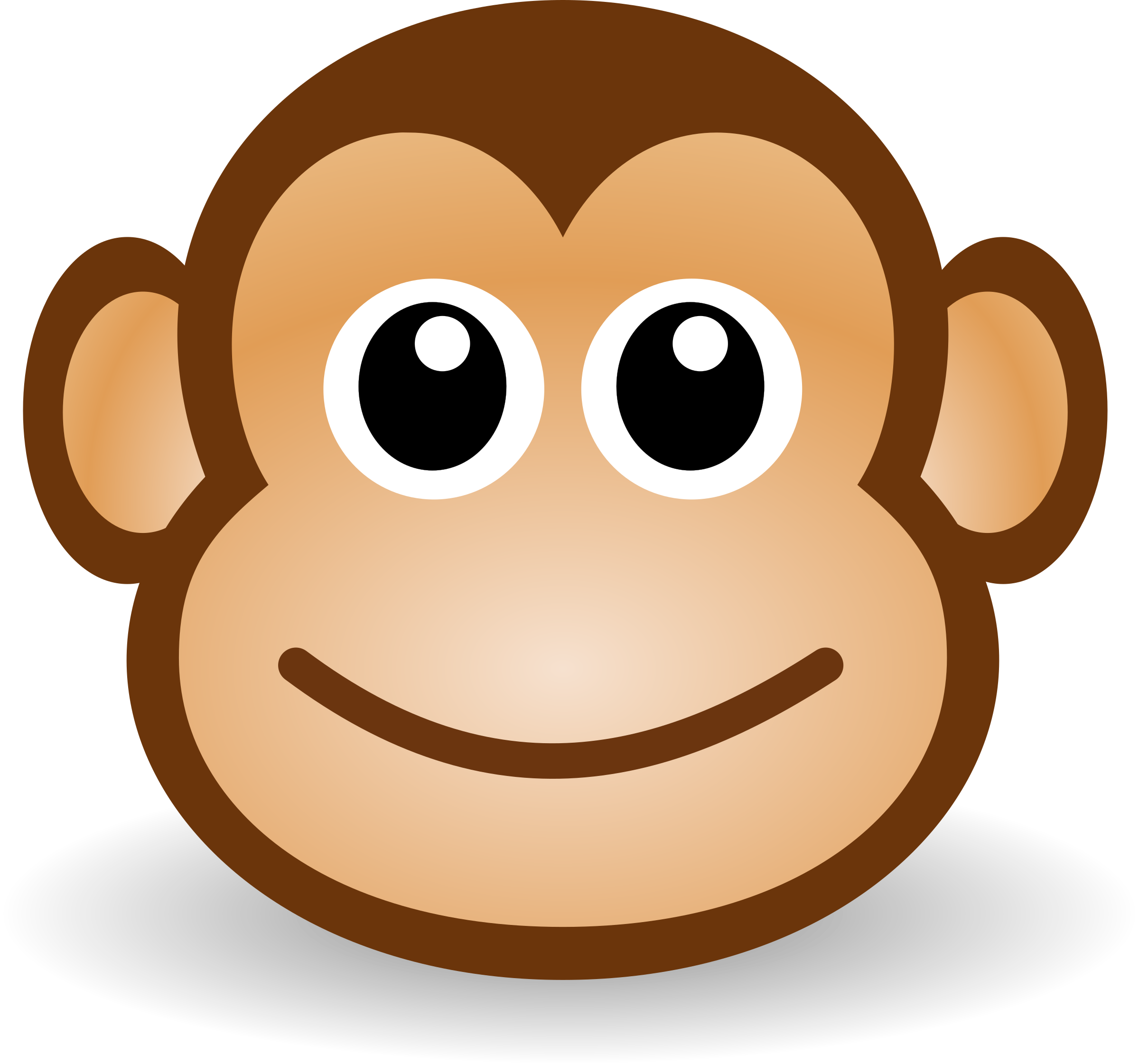 Funny Monkey Face PNG icon