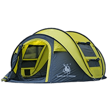 Gazelle Instant Pop Up Camping Tent SVG Clip arts