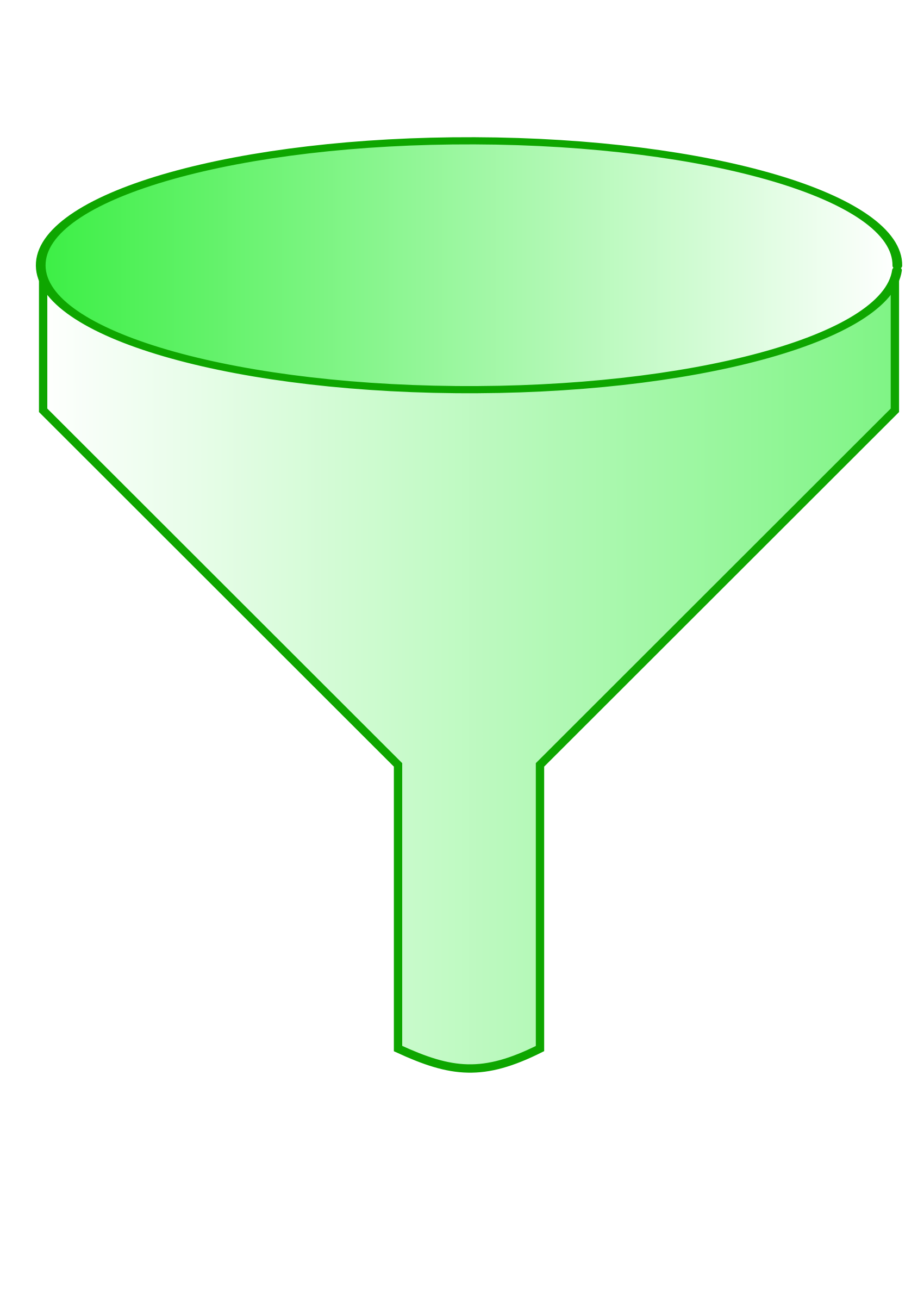 green funnel PNG icon