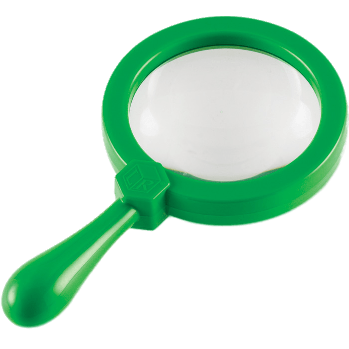 Green Junior Magnifying Glass PNG icon