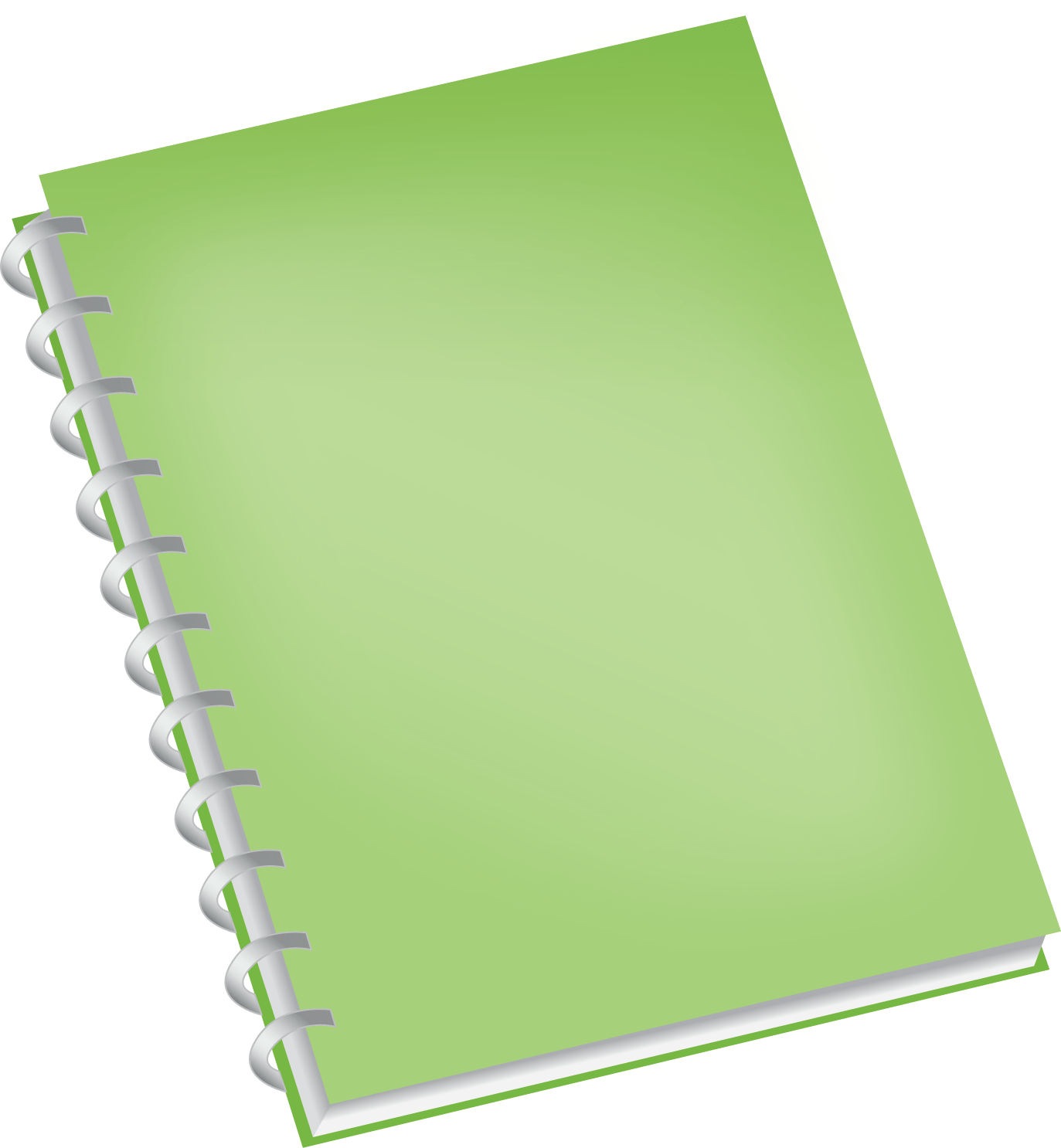 Green Notebook PNG icon