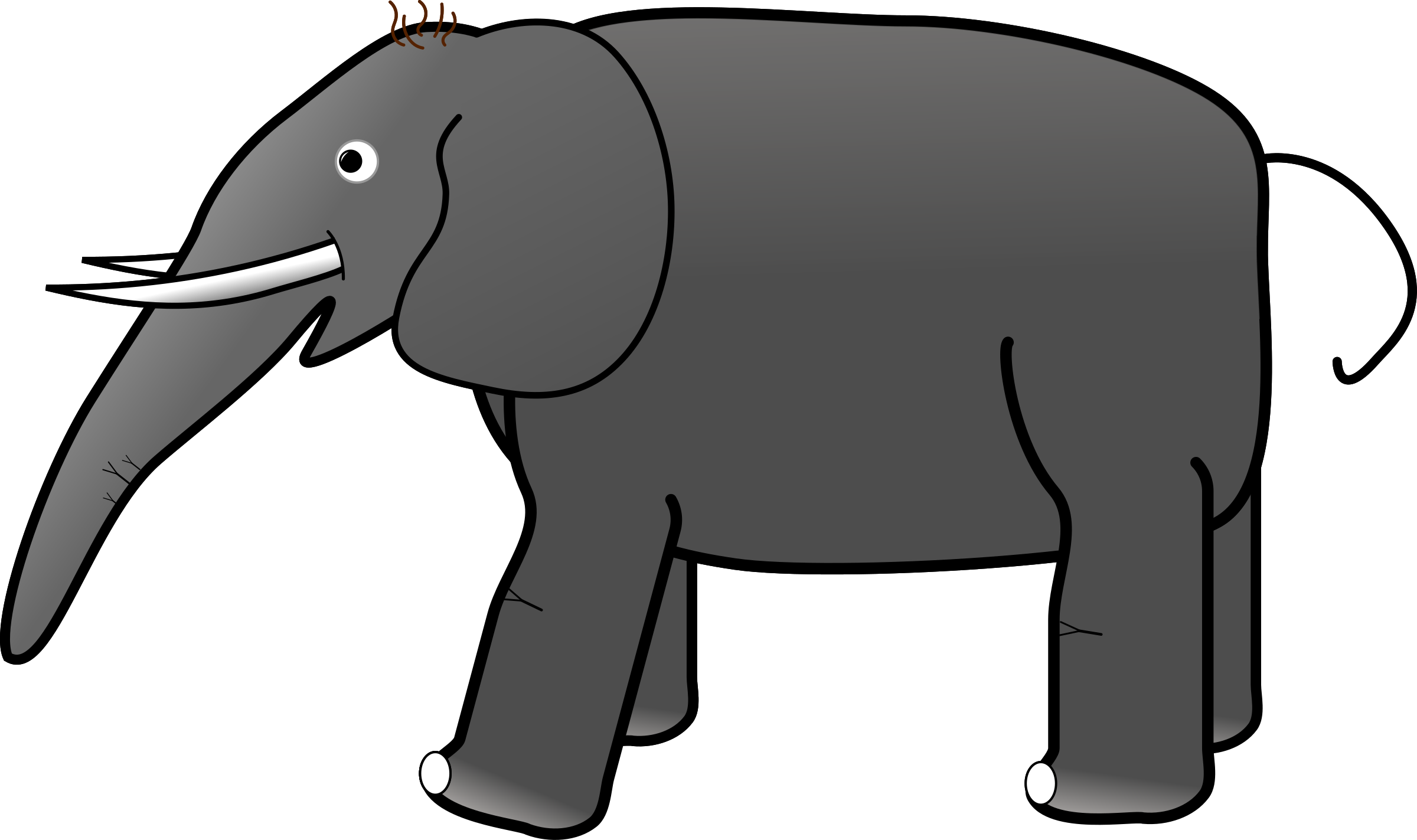 Grey Elephant PNG icon