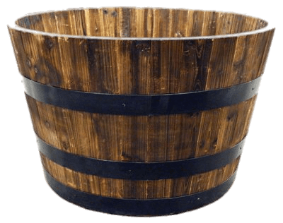 Half Whiskey Barrel PNG images