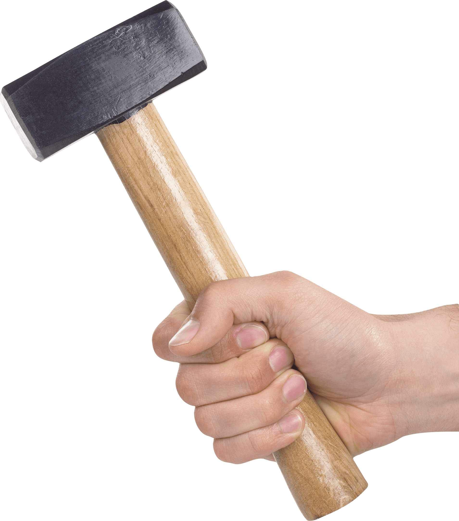 Hand Holding Sledge Hammer PNG icon