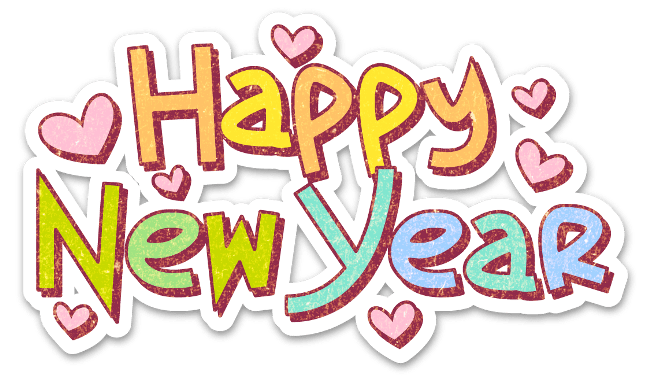 Happy New Year Sticker PNG icon