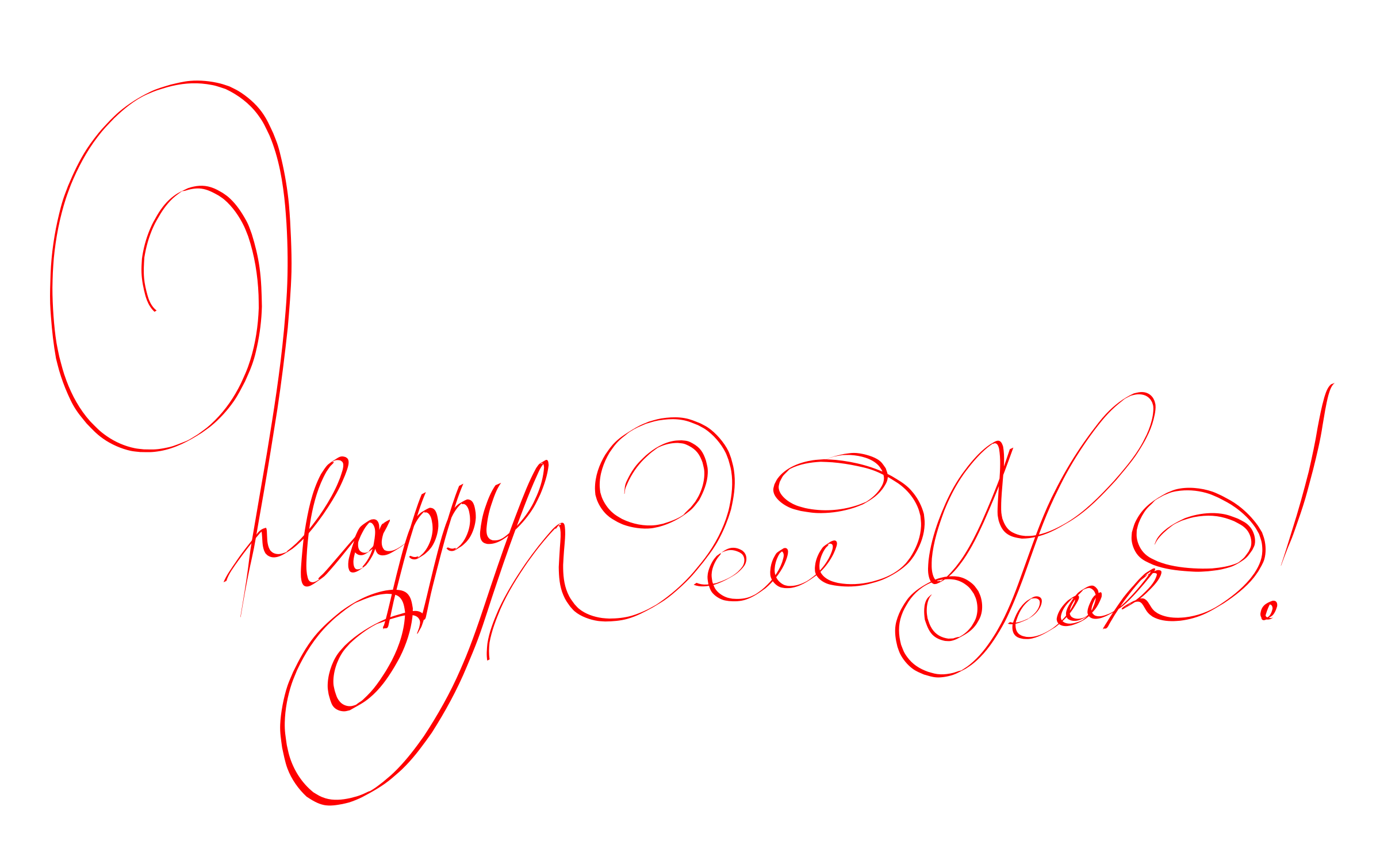 Happy New Year SVG Clip arts