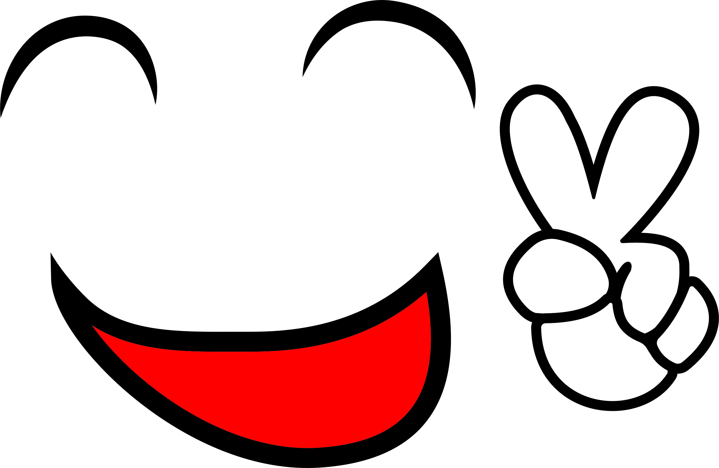 Happy Peace Smiley Face PNG icon