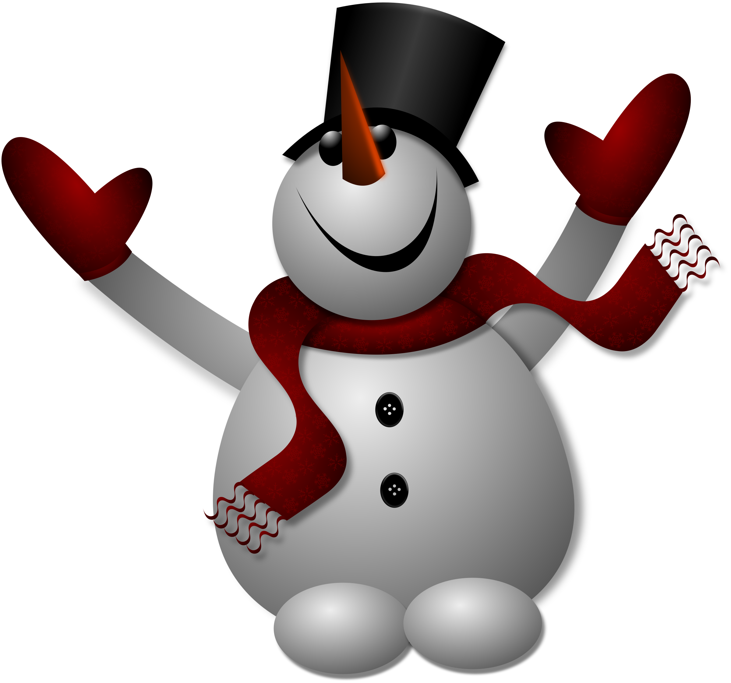 Happy Snowman 1 Clip arts