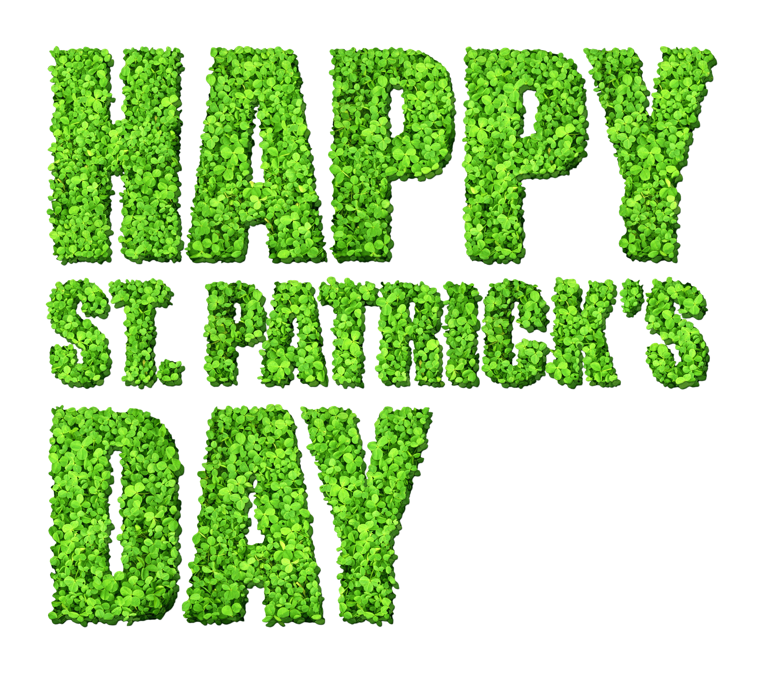 Happy St Patrick's Day Grass Sign PNG images