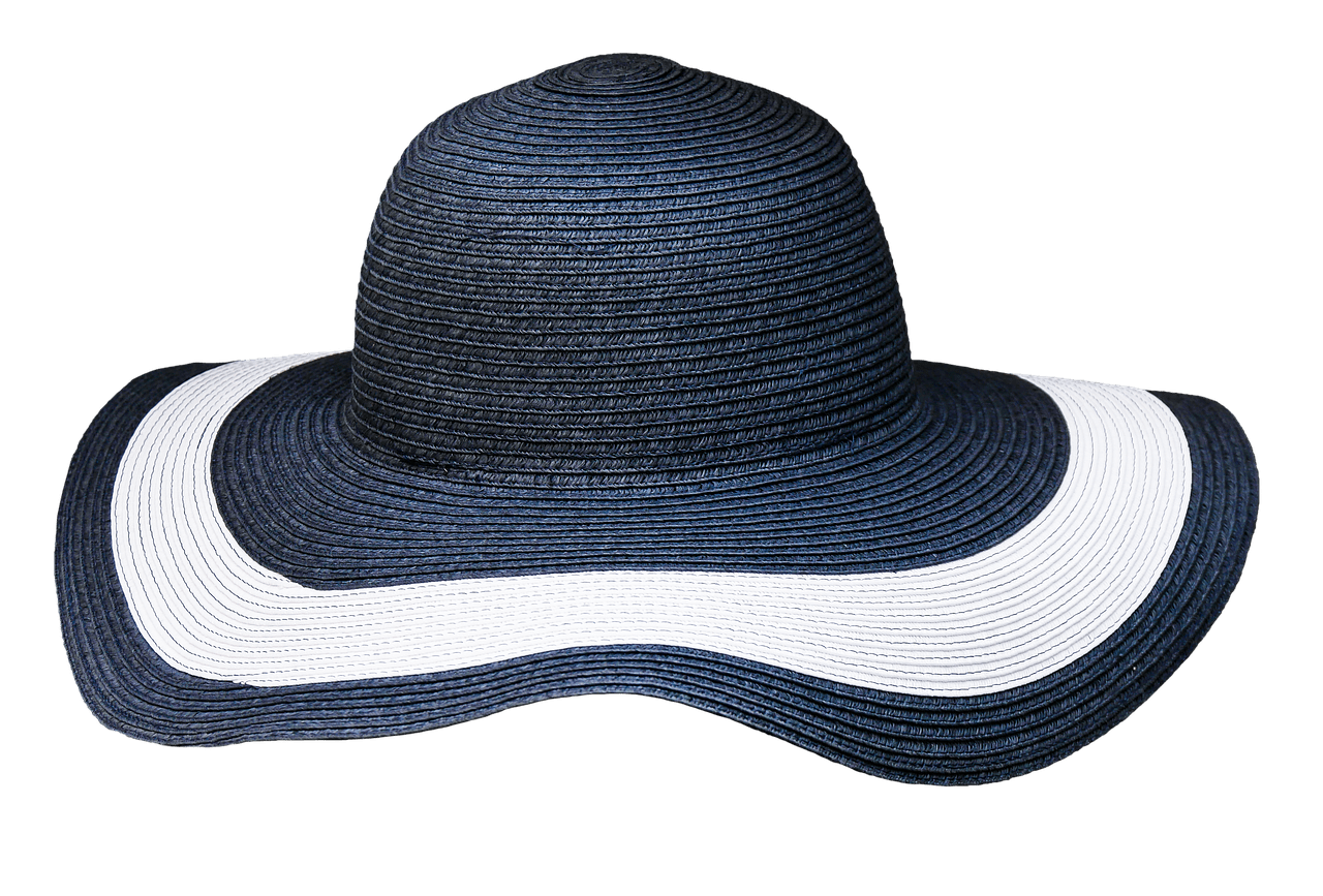 Hat Blue White Rim PNG images