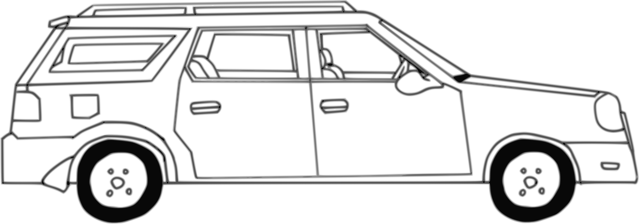 Hatchback SVG Clip arts