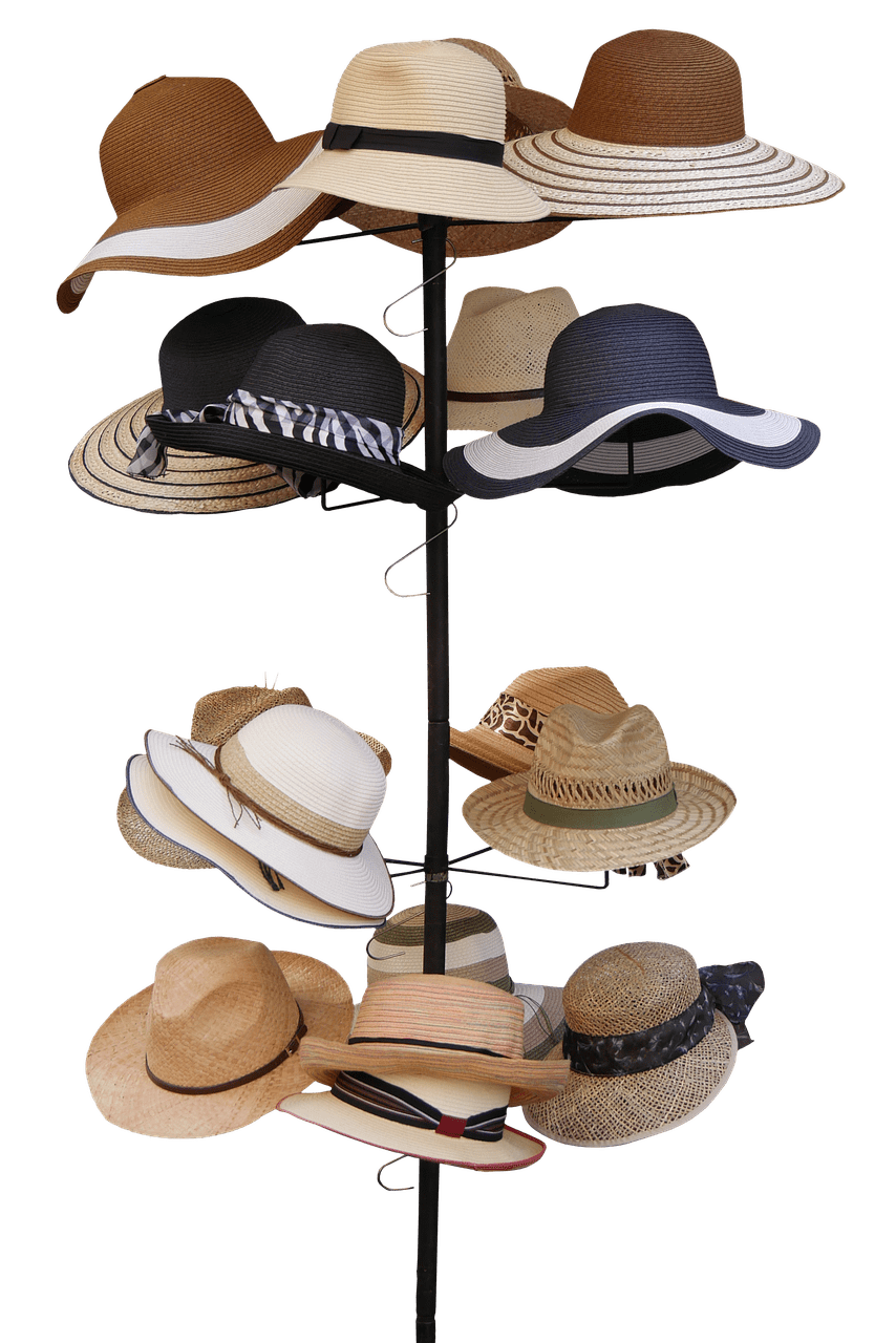 Hats Collection Presentation PNG images