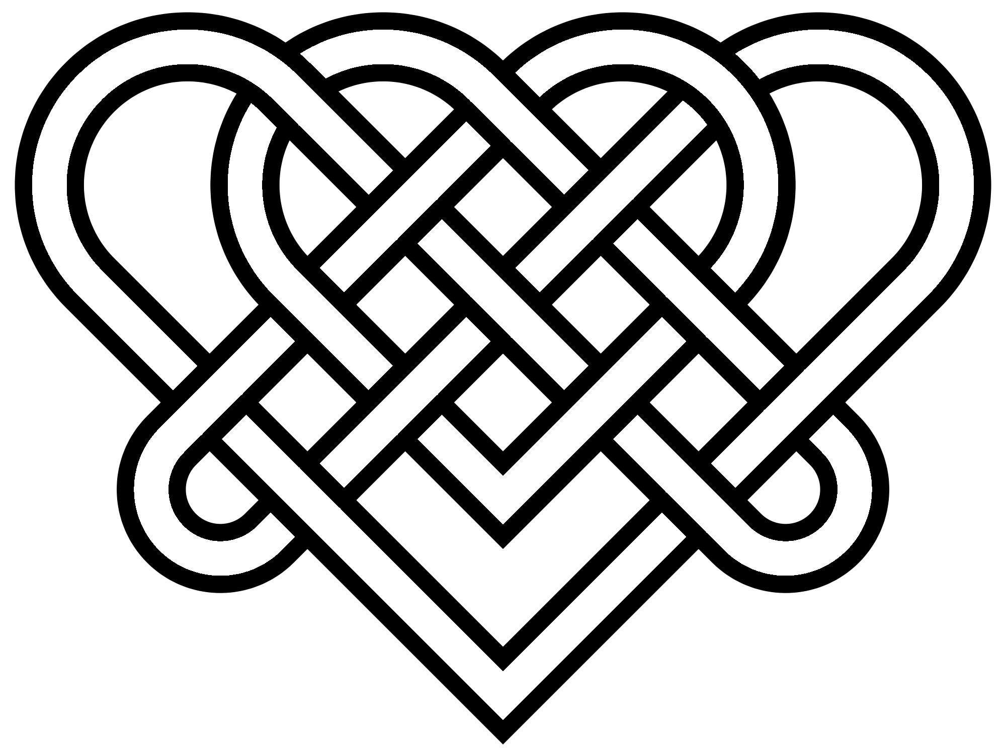 Heart Celtic Knot PNG images