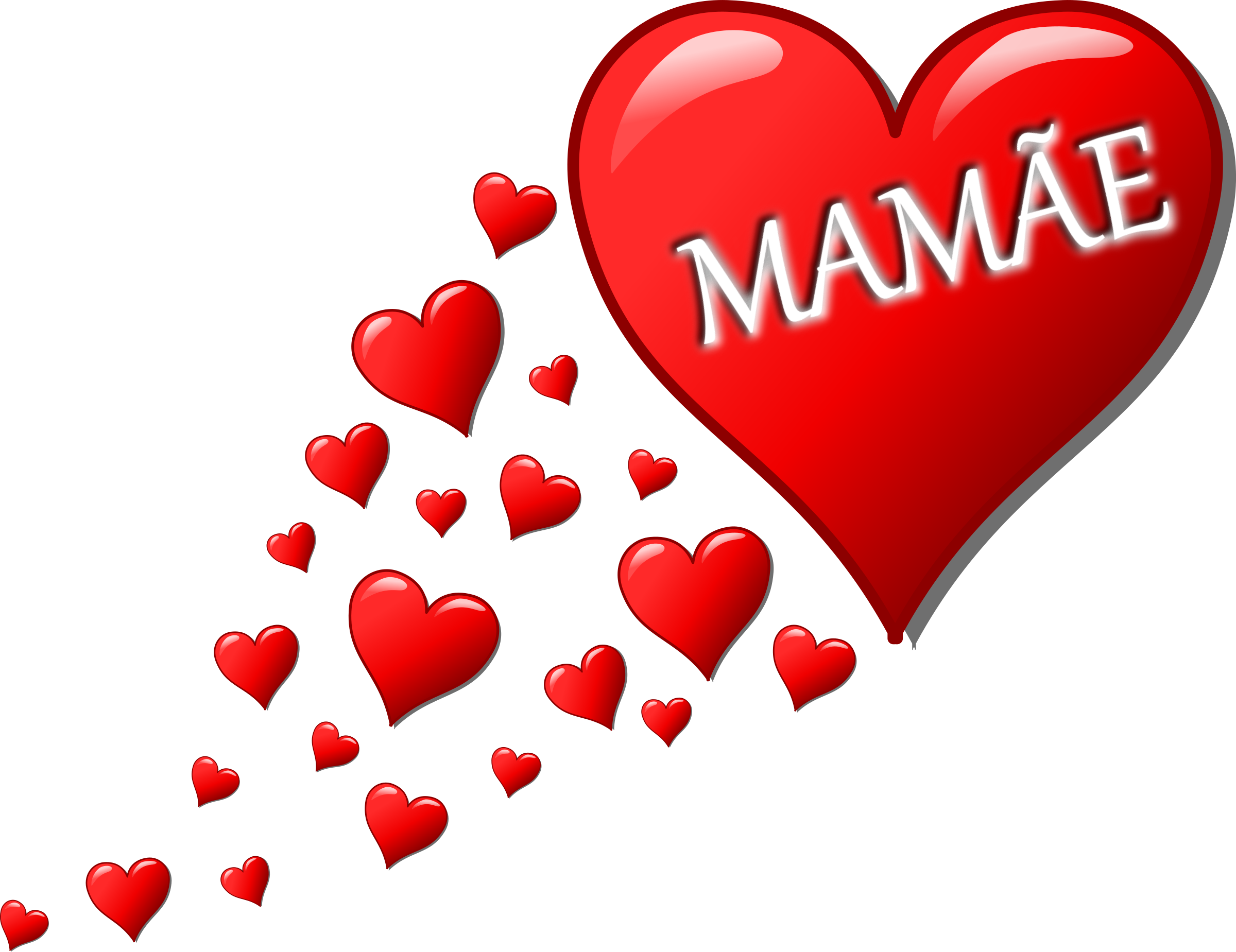 Hearts for Mom Clip arts