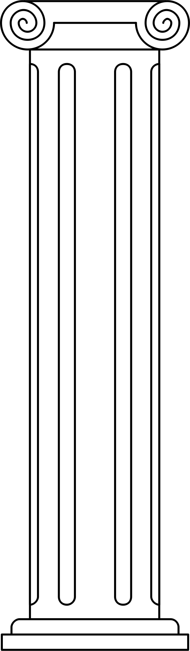 Heraldic Charge - Greek Column PNG icon