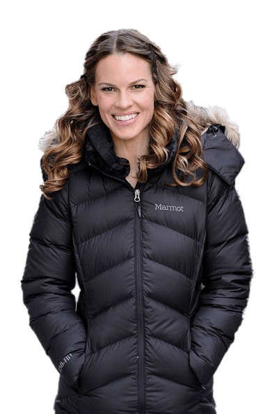 Hilary Swank Winter Coat Clip arts