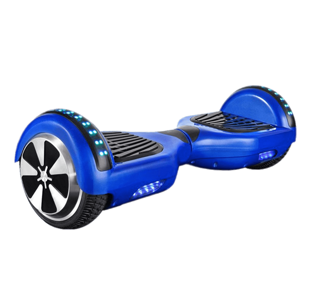 Hoverboard With Blue Lights Clip arts