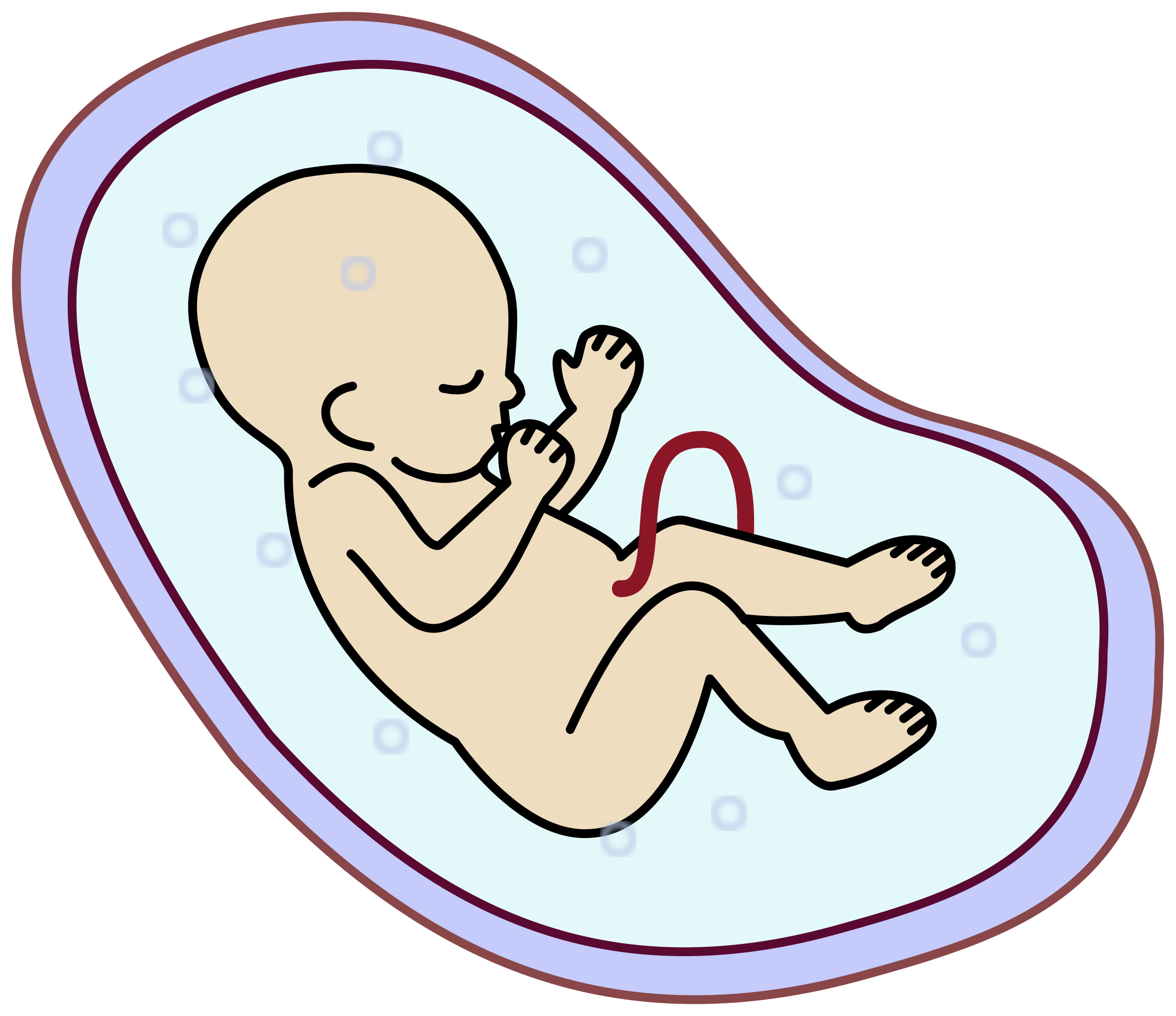 Human embryo PNG icon