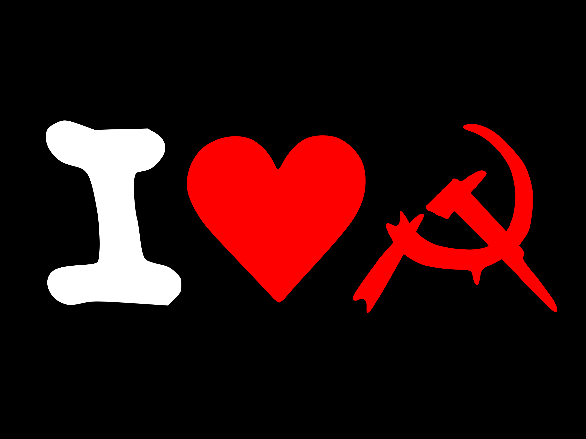 i love communism SVG Clip arts