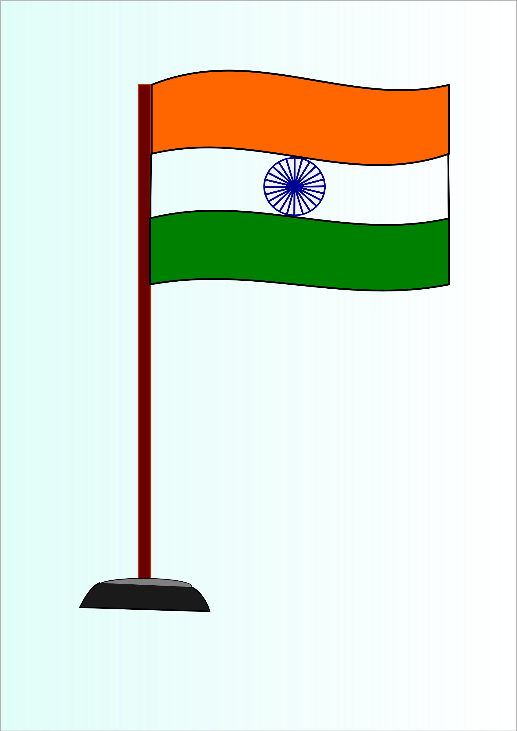 Indian National Flag Clip arts