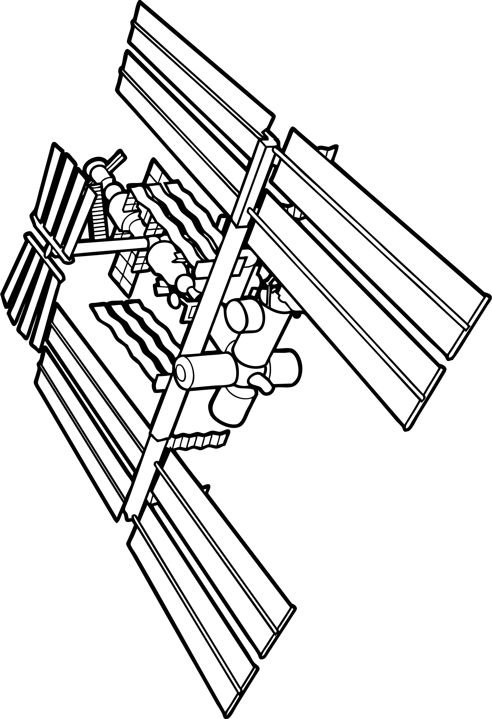 International Space Station SVG Clip arts