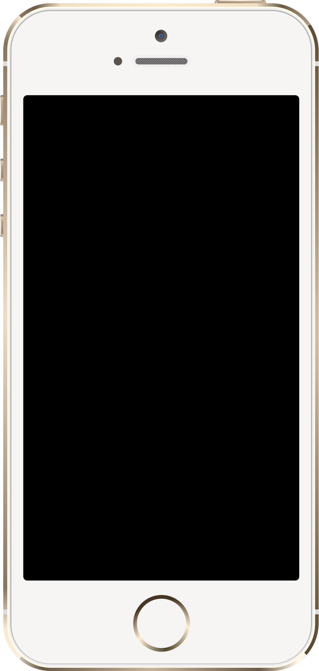 iPhone 5S Gold PNG icon