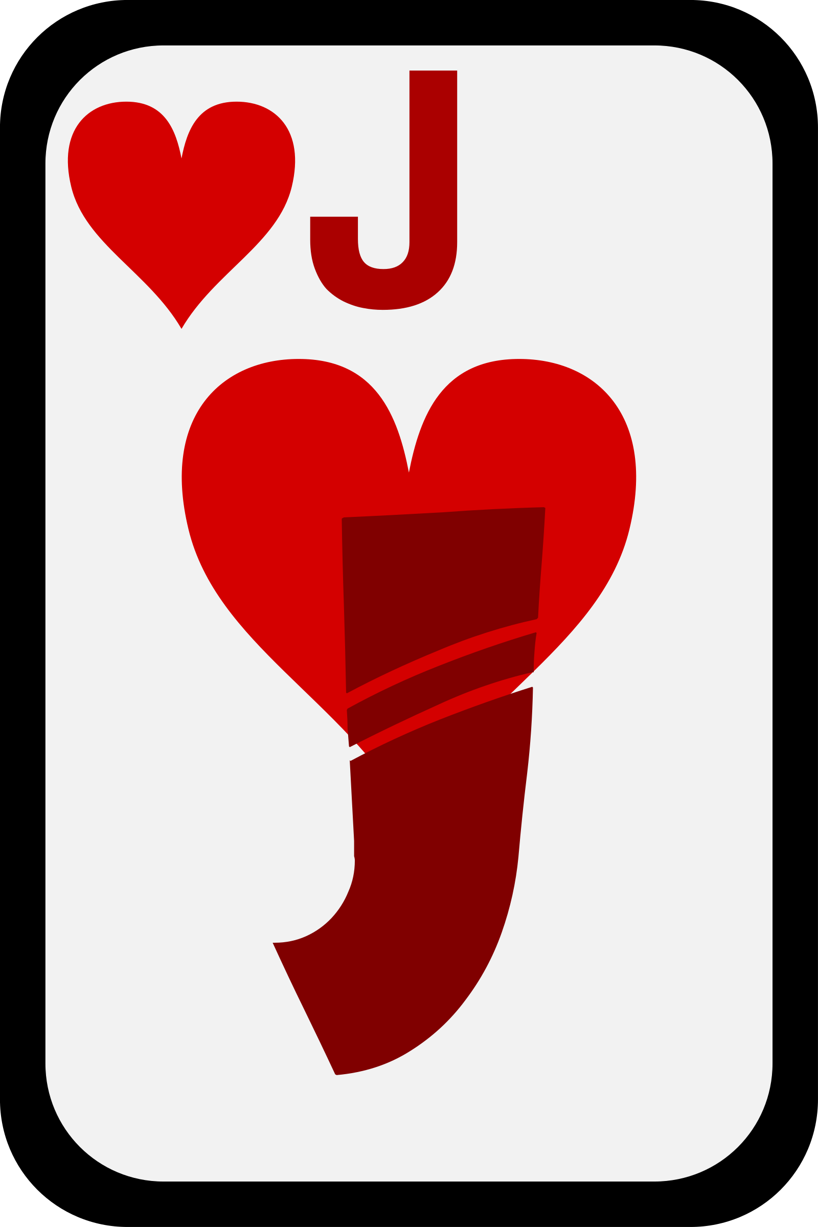 Jack of Hearts SVG Clip arts