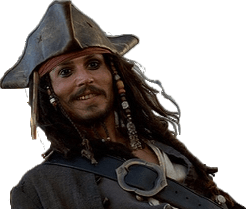 Jack Sparrow Pirates Of the Caribbean SVG Clip arts