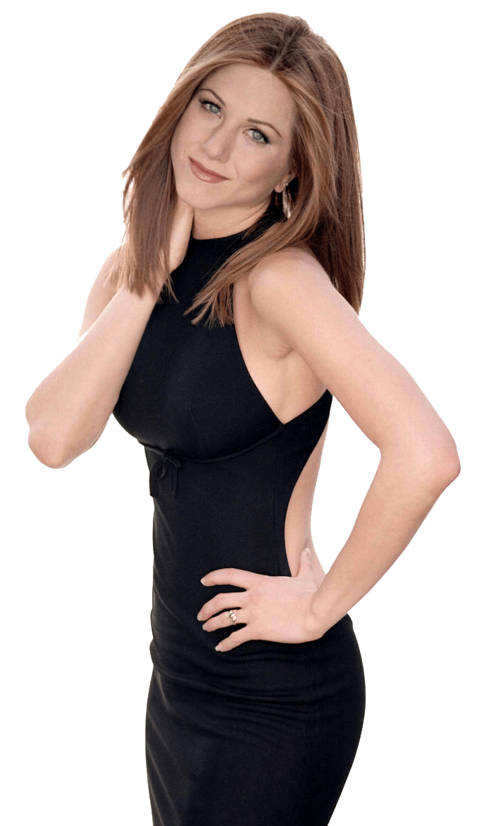 Jennifer Aniston Black Dress PNG images