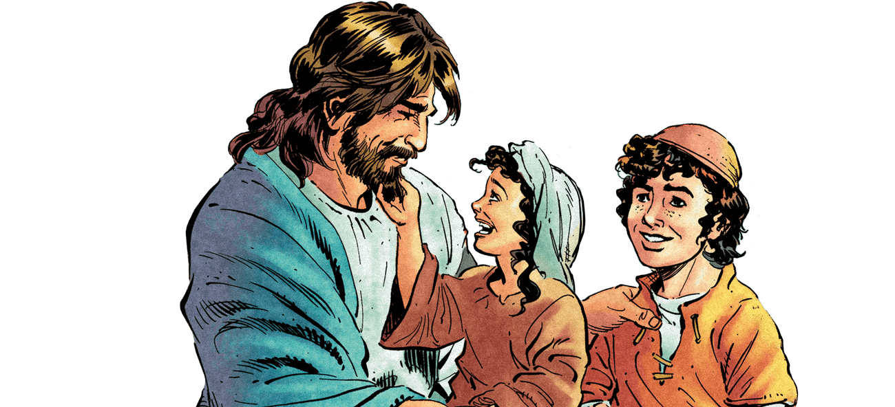 Jesus and Children Clip arts