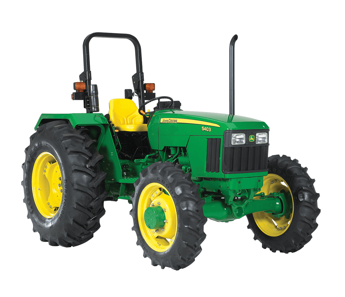 John Deer Tractor Sideview PNG images