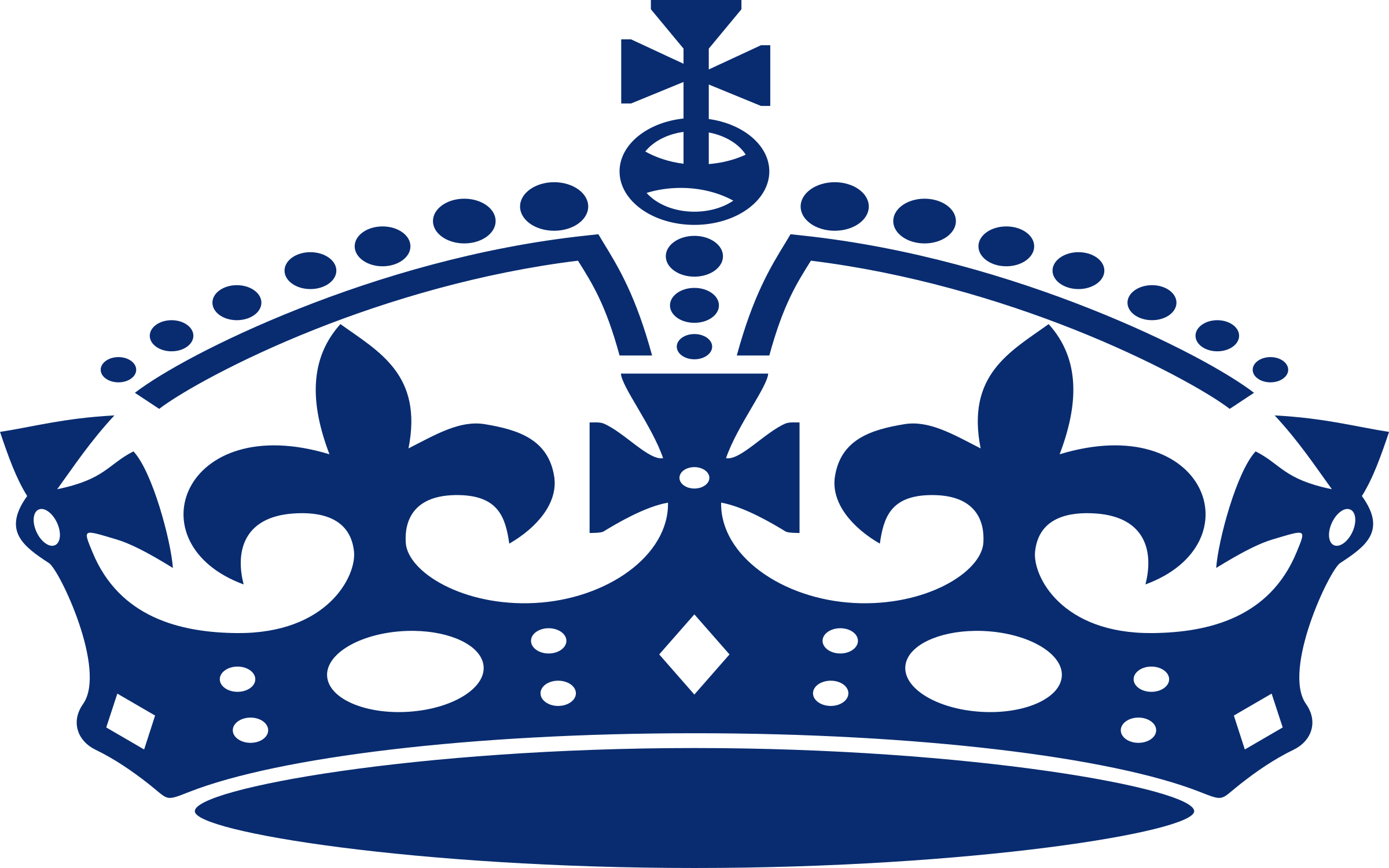Jubilee crown blue PNG icon
