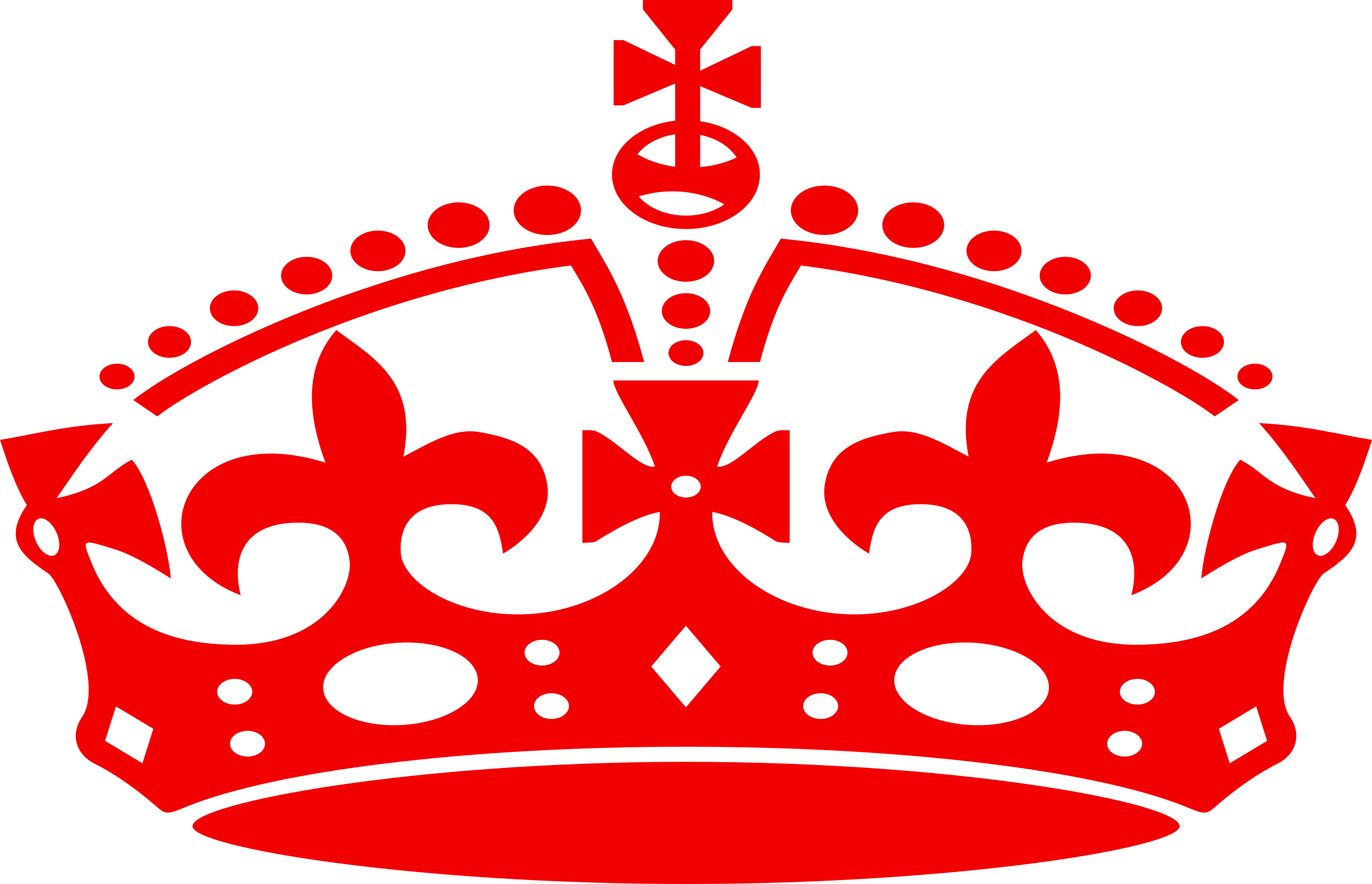 Jubilee crown red SVG Clip arts