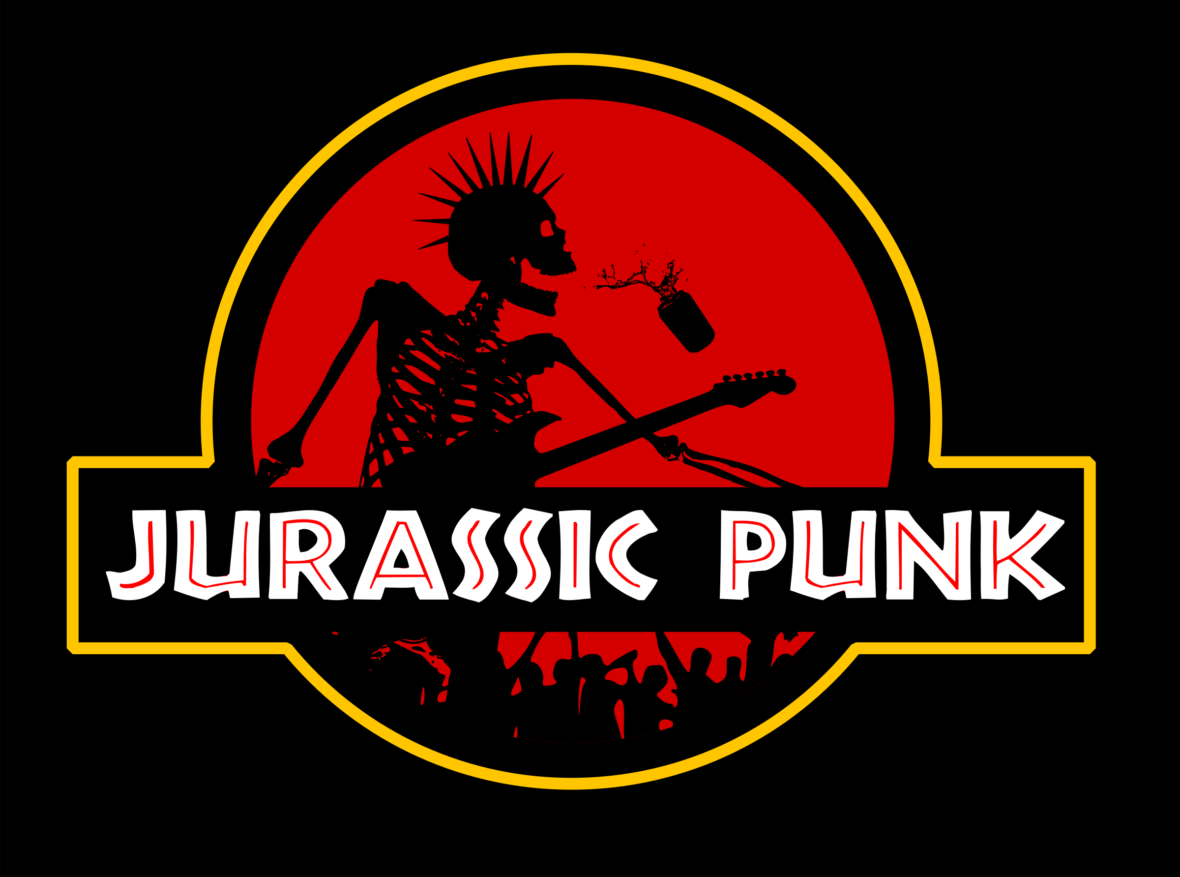 Jurassic Punk SVG Clip arts