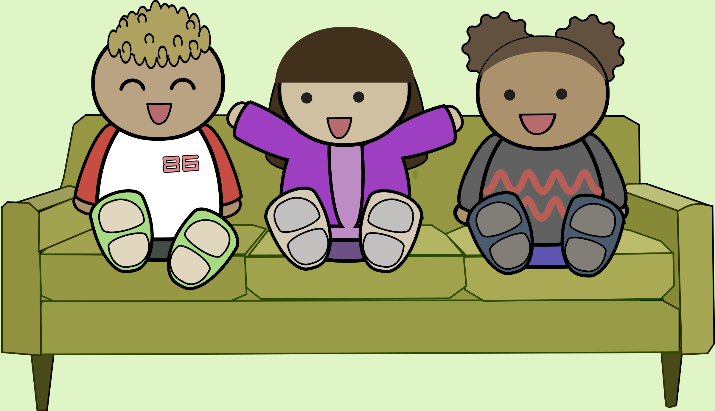 Kids on a sofa Icons PNG - Free PNG and Icons Downloads