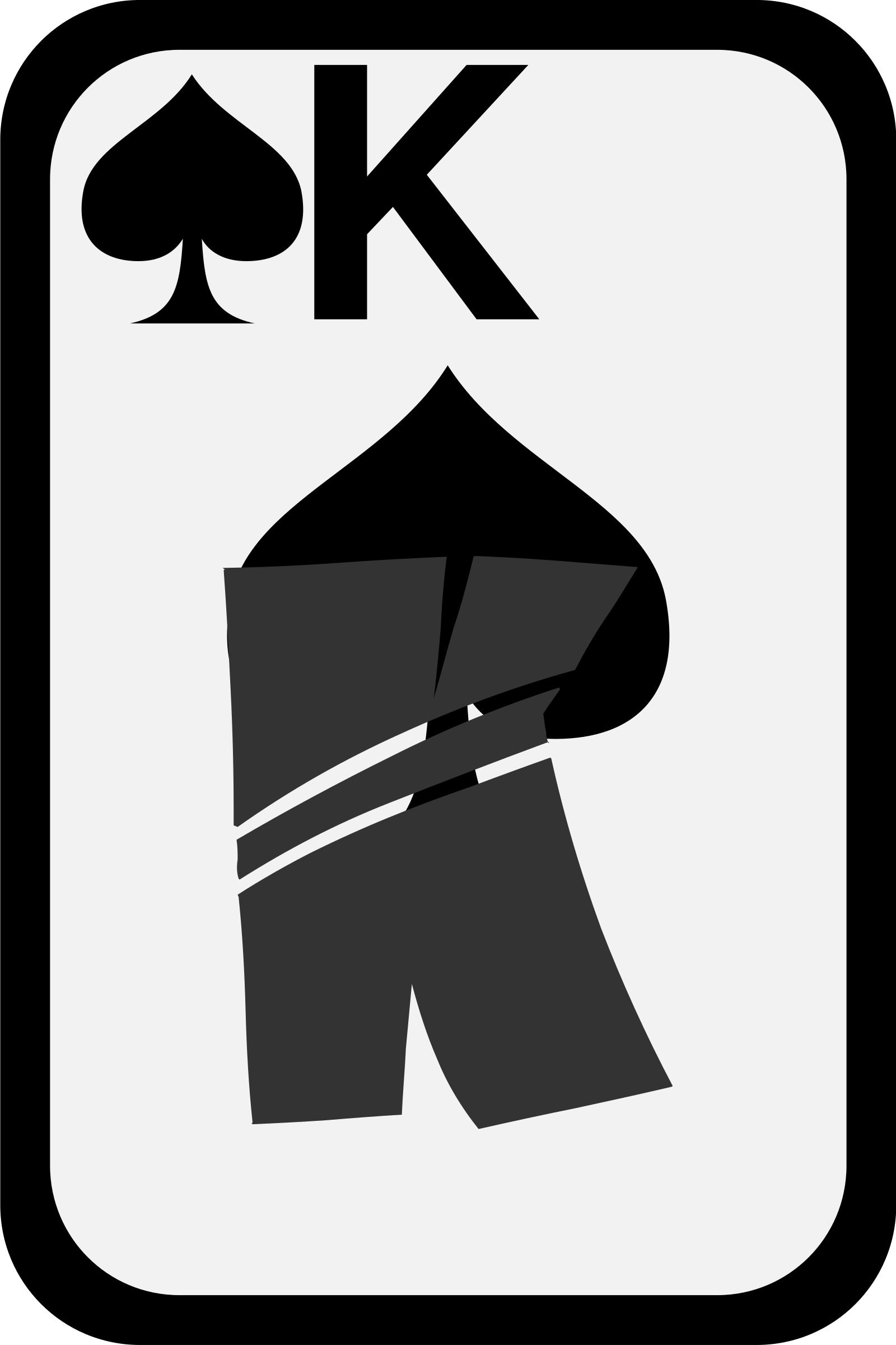 King of Spades SVG Clip arts