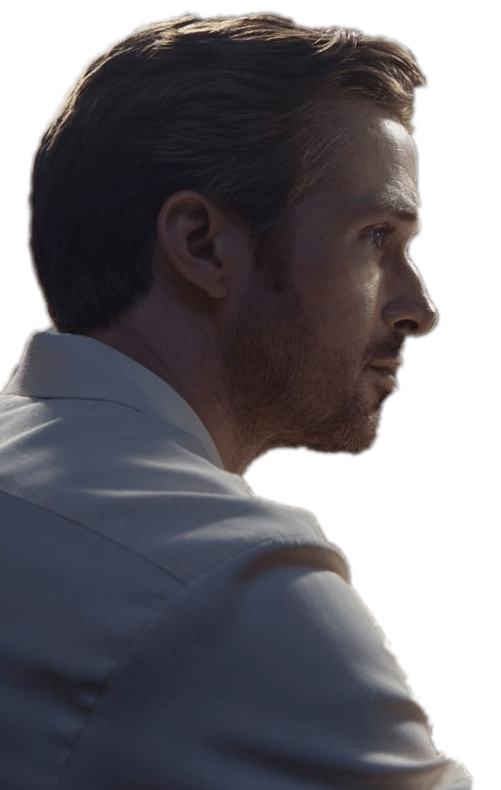 La La Land Ryan Gosling Looking SVG Clip arts