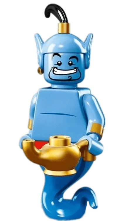 Lego Genie Holding Lamp PNG icon
