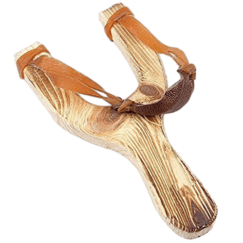 Light Brown Wooden Slingshot Clip arts
