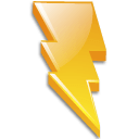 Lightning Bolt From Power Rangers SVG Clip arts