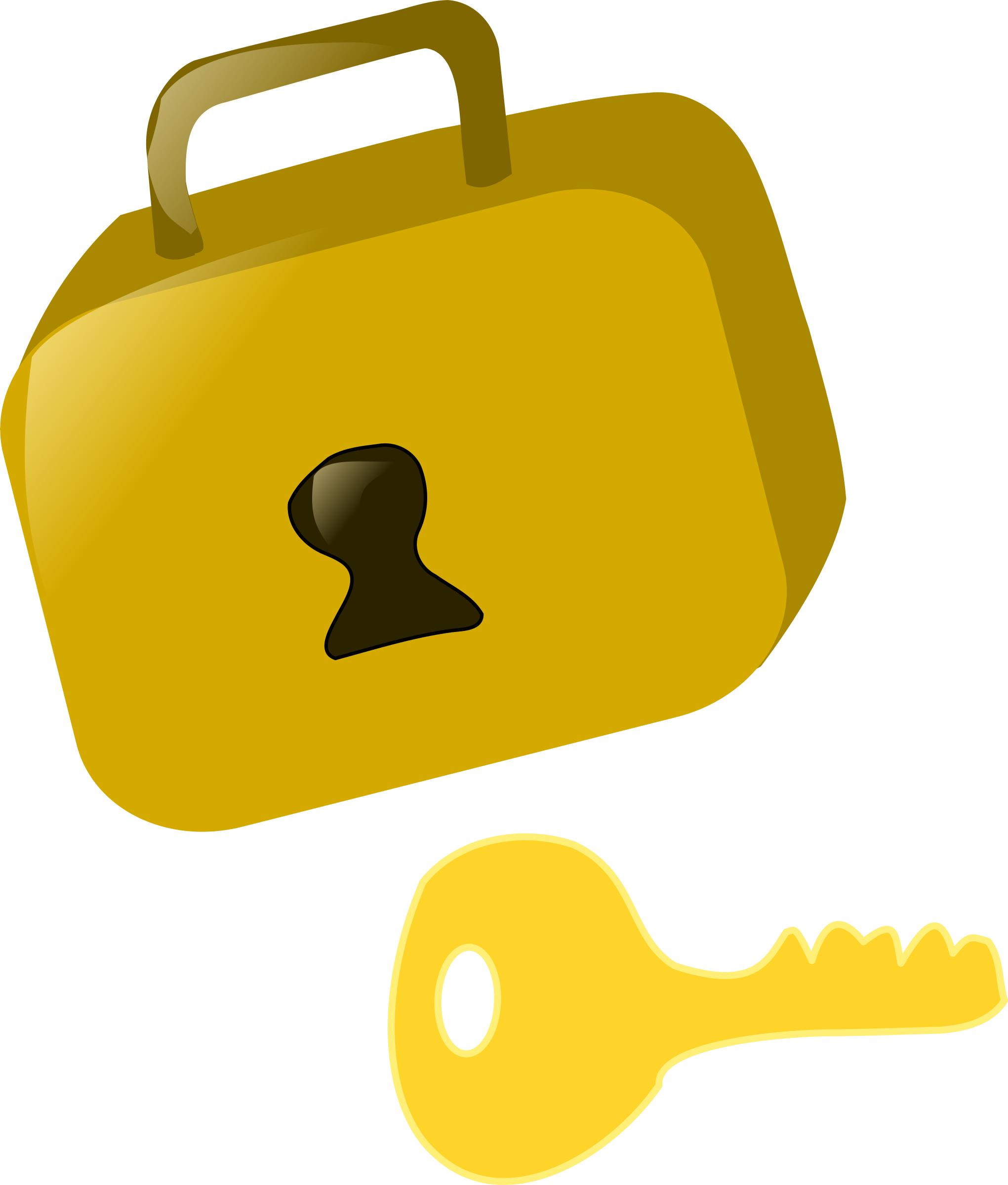 Lock and Key SVG Clip arts