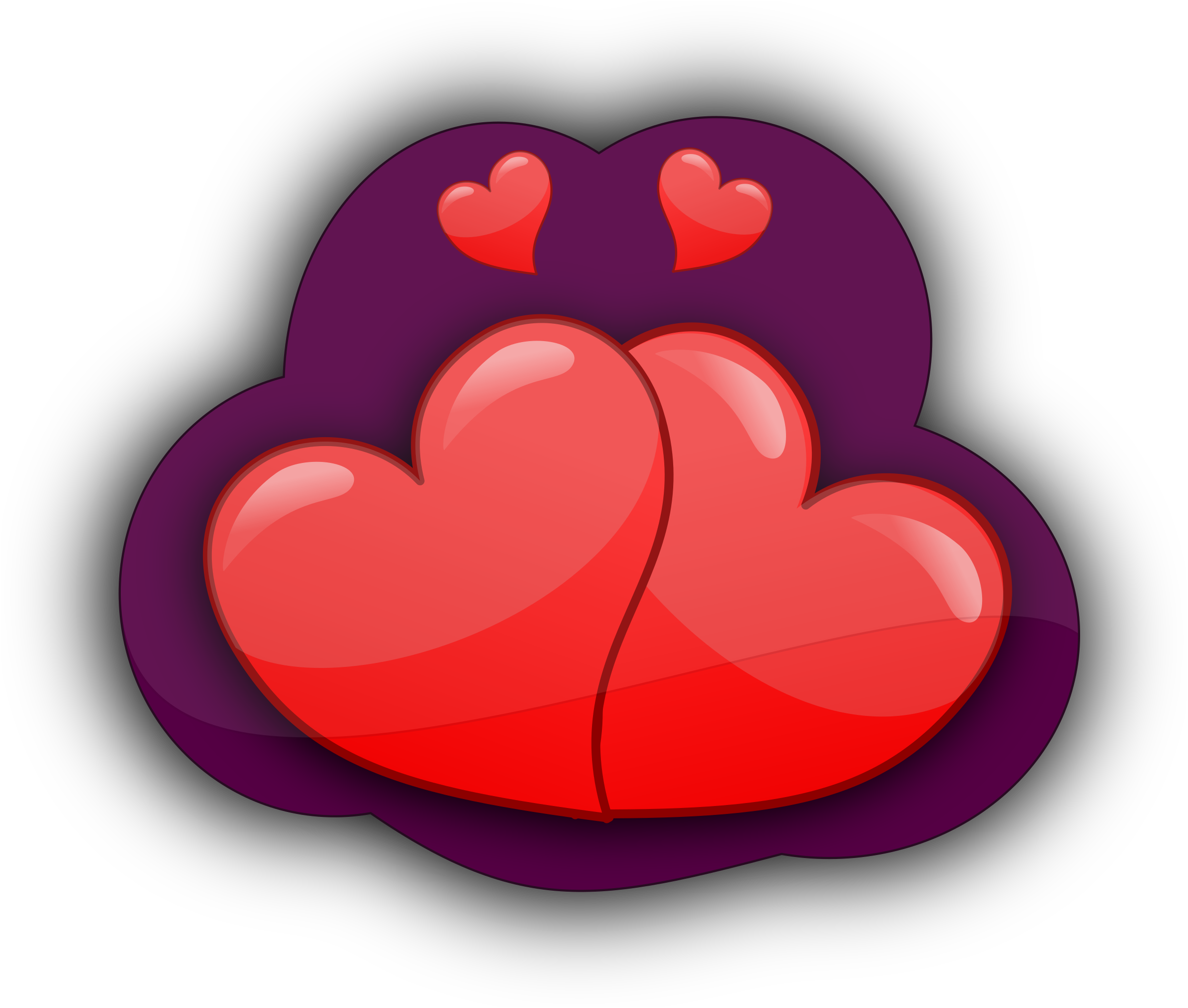 Loving Hearts #2 SVG Clip arts