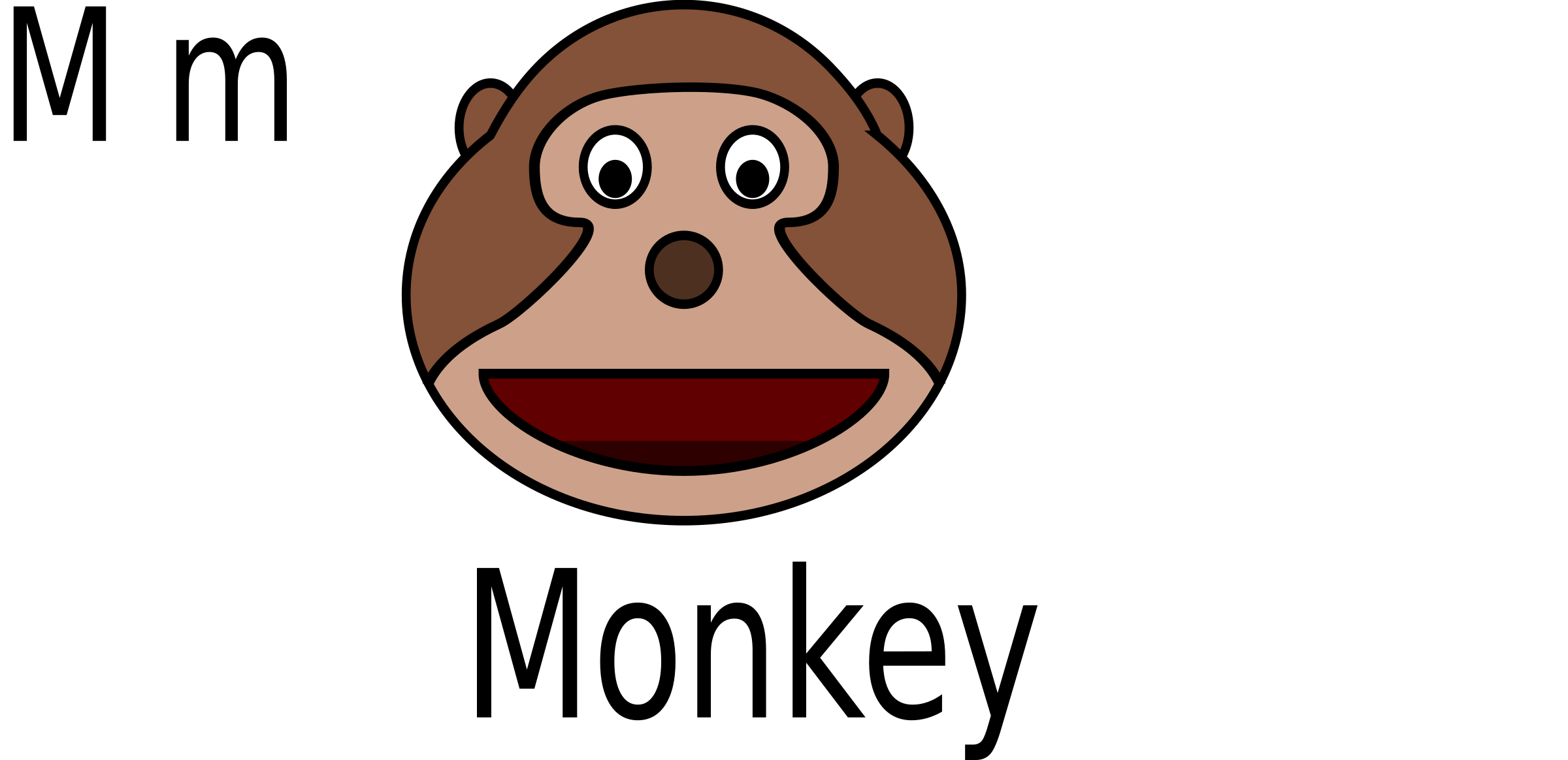 M for Monkey PNG icon