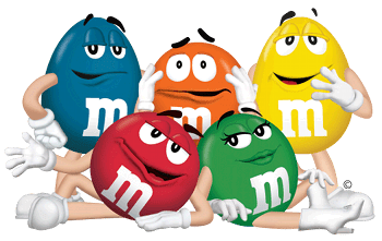 M&M's Group PNG images