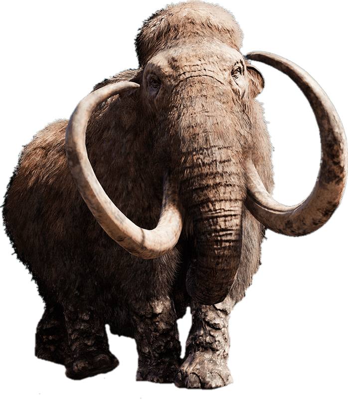 Mammoth With Giant Tusks PNG images
