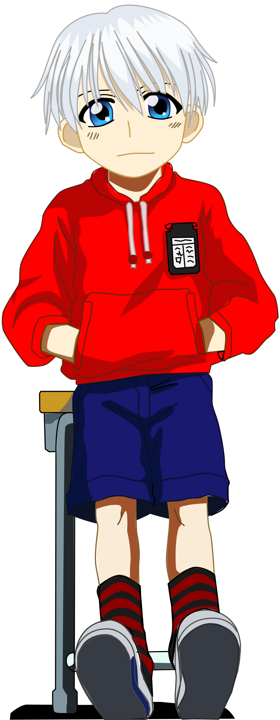 Manga School Boy PNG icon