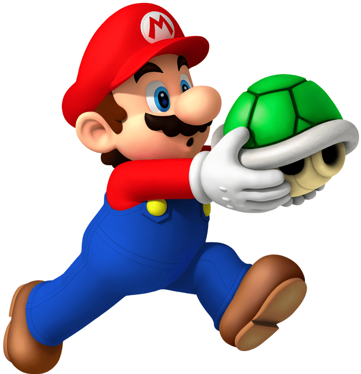 Mario With Shell PNG icon