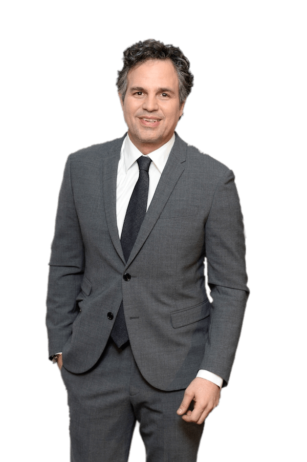 Mark Ruffalo Grey Suit PNG icon