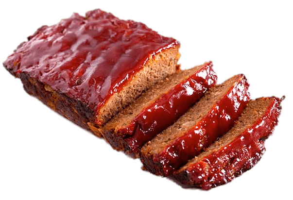 Meatloaf Covered In BBQ Sauce SVG Clip arts