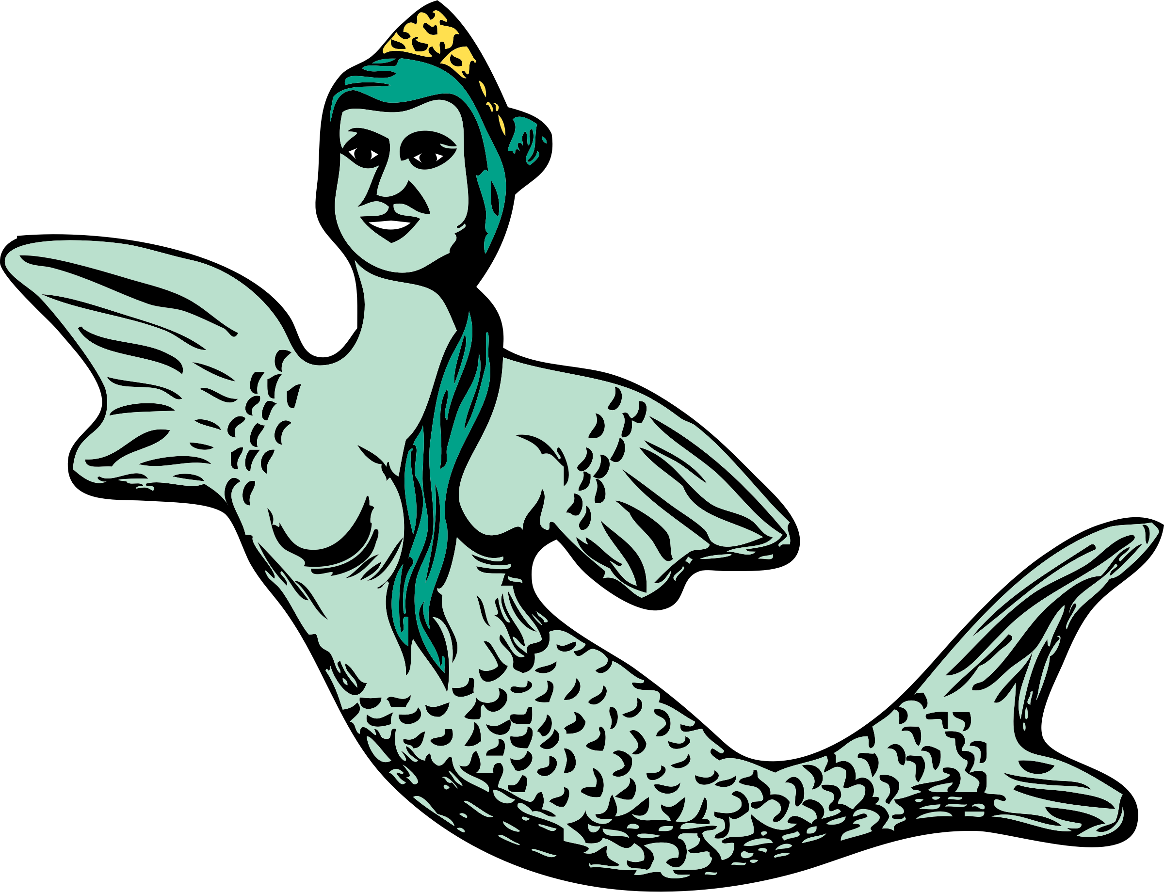 Mermaid SVG Clip arts
